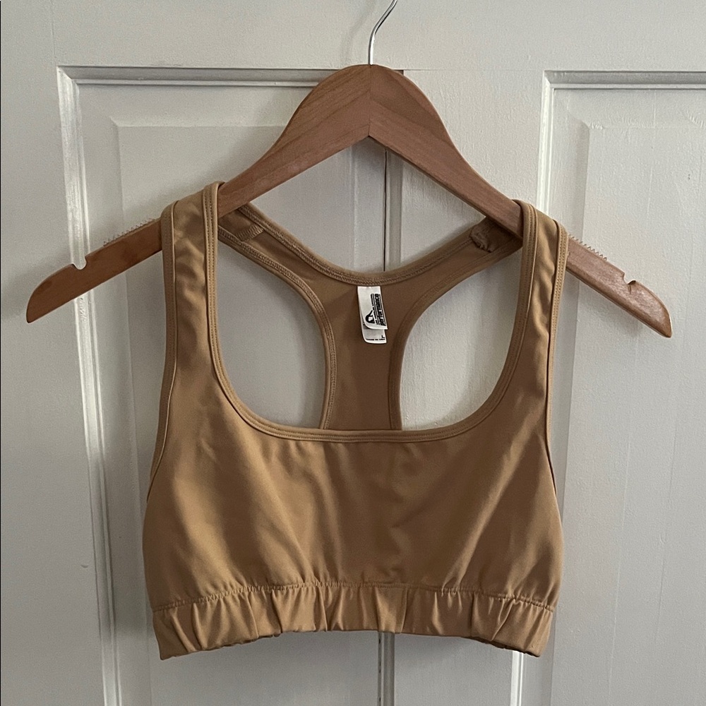 Los Angeles Apparel Racerback Performance Sports Bra Size Large